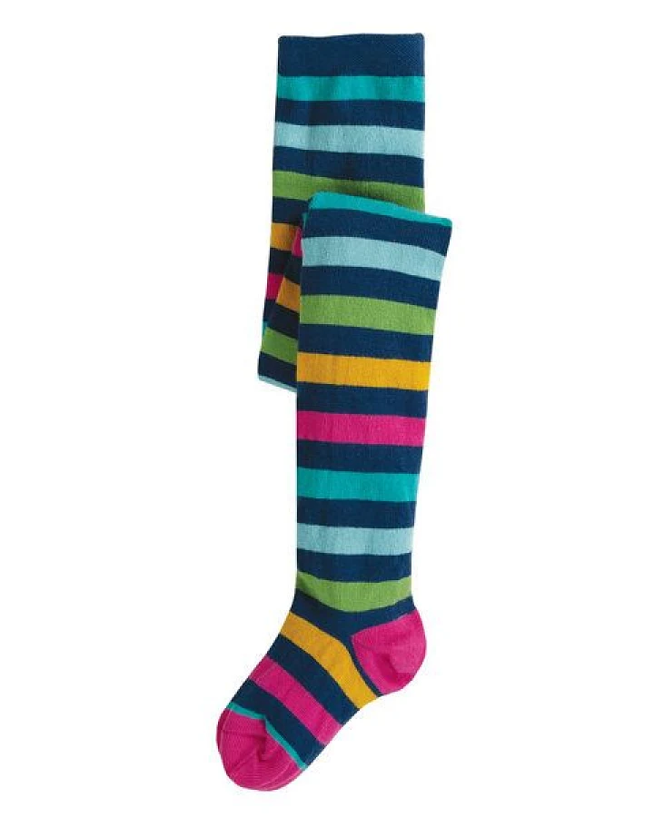 Frugi Strumpfhose Bright Multistripe