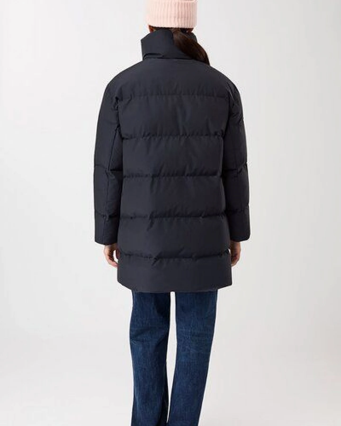 LangerChen Jacke mit Stehkragen aus Eco Daune – Ansicht 4