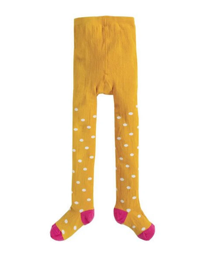 Frugi Strumpfhose Bumble Bee/Polka Dot