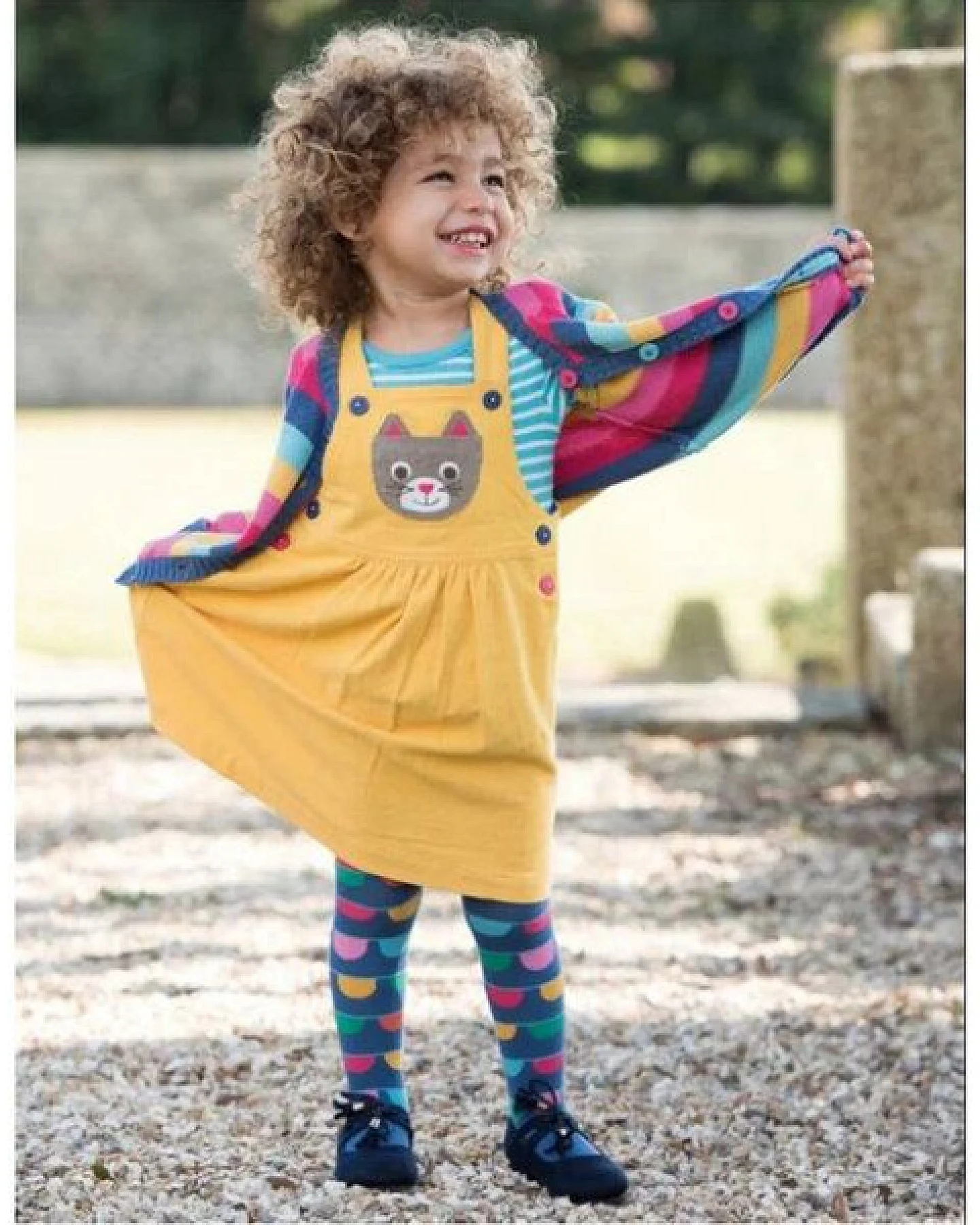 Frugi Strumpfhose Bunting Stripe – Ansicht 2