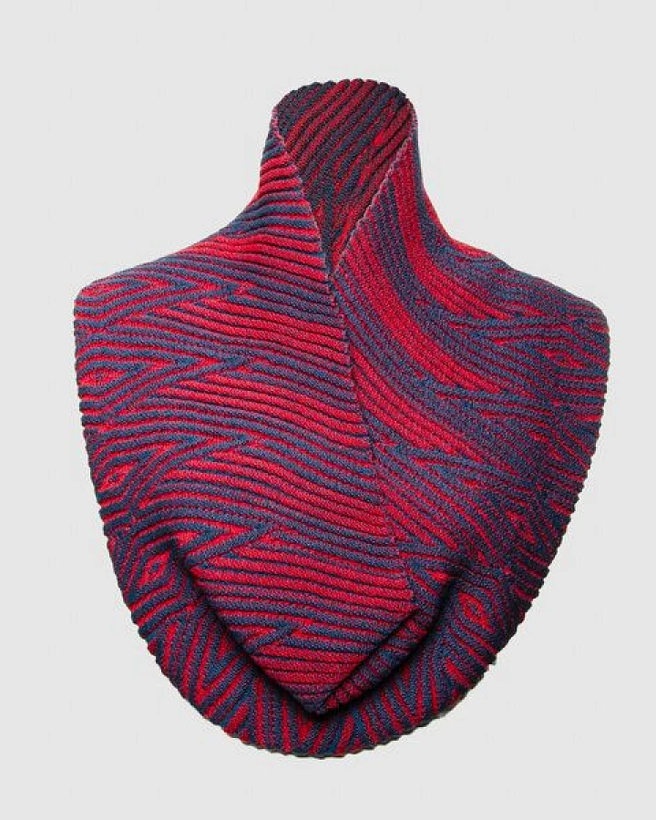 LANARTO slow fashion Loop-Schal Twist gestrickt aus mulesingfreier Merinowolle