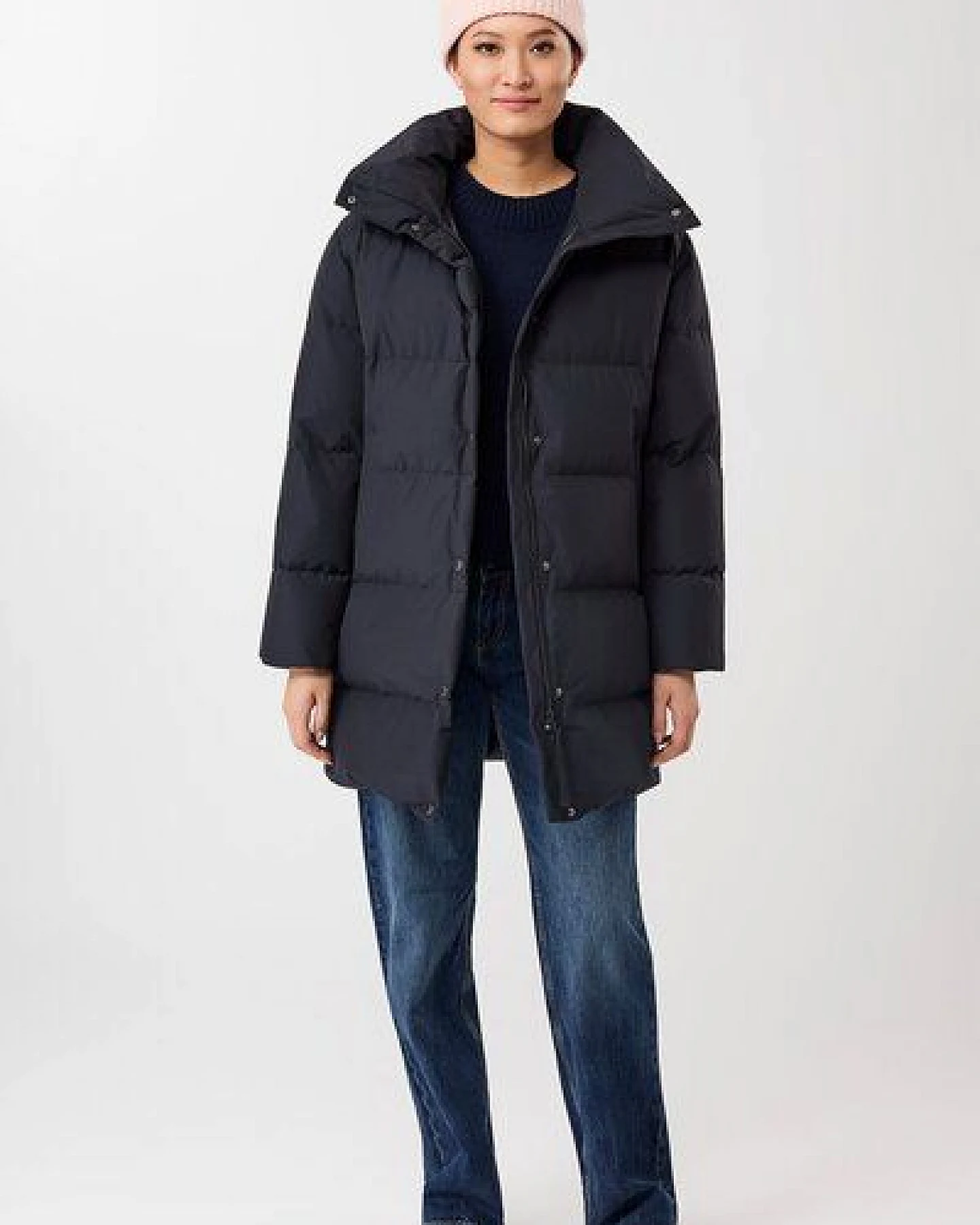 LangerChen Jacke mit Stehkragen aus Eco Daune – Ansicht 2