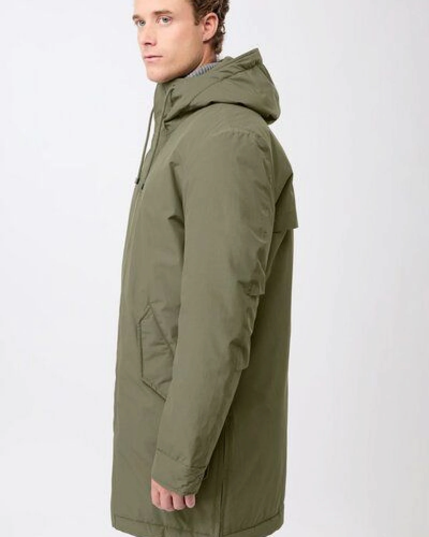 LangerChen Langer Parka wattiert mit Funktion – Ansicht 2