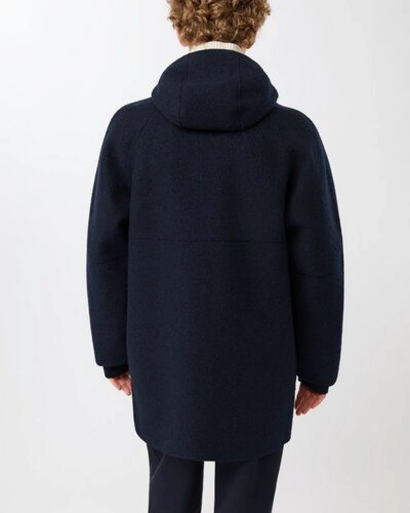 LangerChen Parka aus Techno Felt mit großen Taschen – Ansicht 3