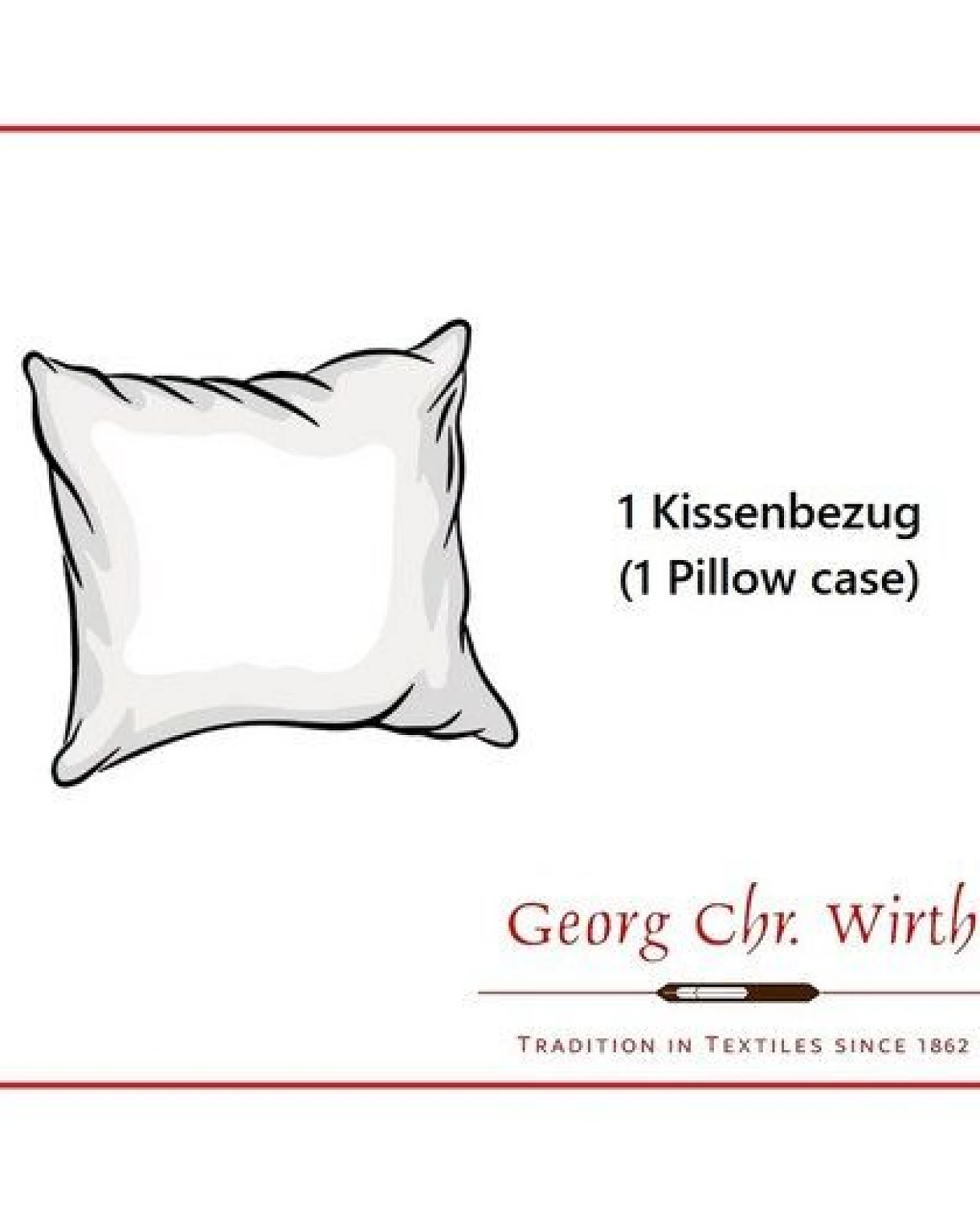 Nature by Adam Kissenbezug „Rio“ aus Baumwolle (kbA) mit Reißverschluss – uni, Made in Germany – Ansicht 4