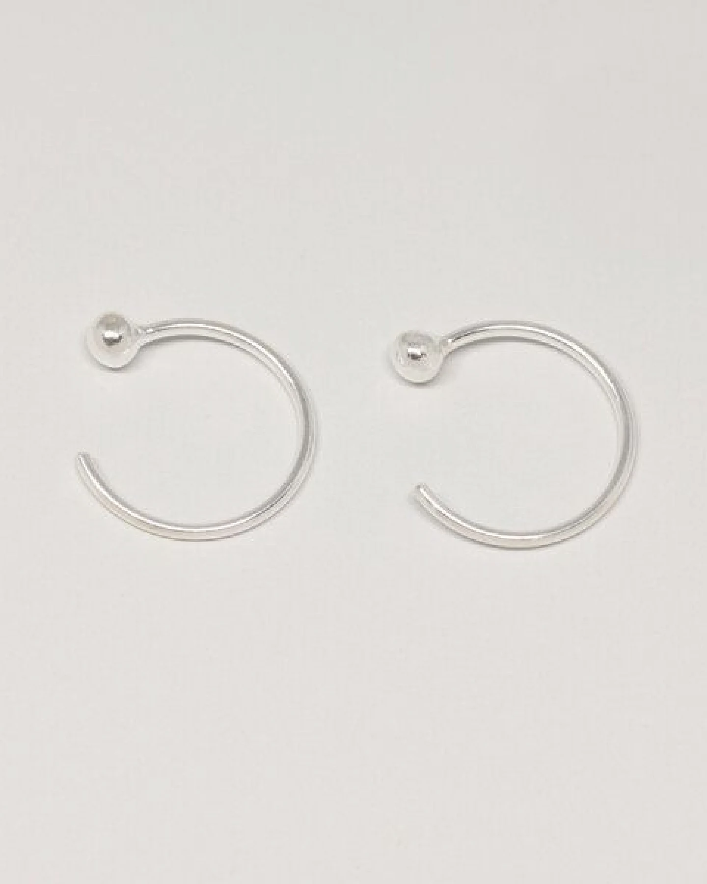 fejn jewelry Creole 'open hoop' – Ansicht 3
