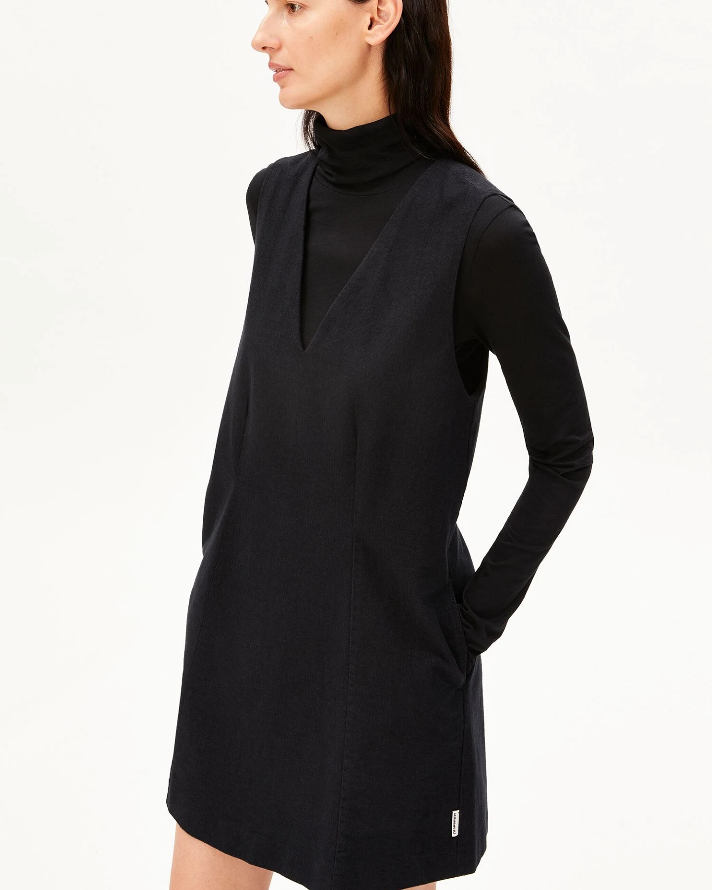 ARMEDANGELS Kleid HERRINGBONE PINAAFO – Ansicht 2