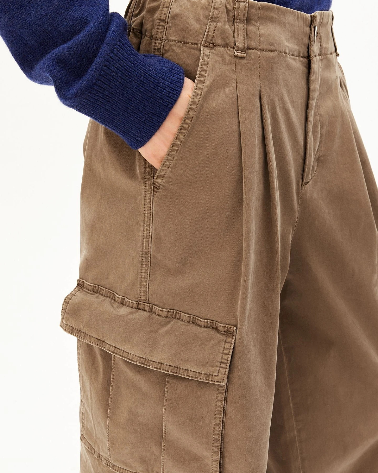 ARMEDANGELS Hose BRUSHED CARGO GMT DYE – Ansicht 4