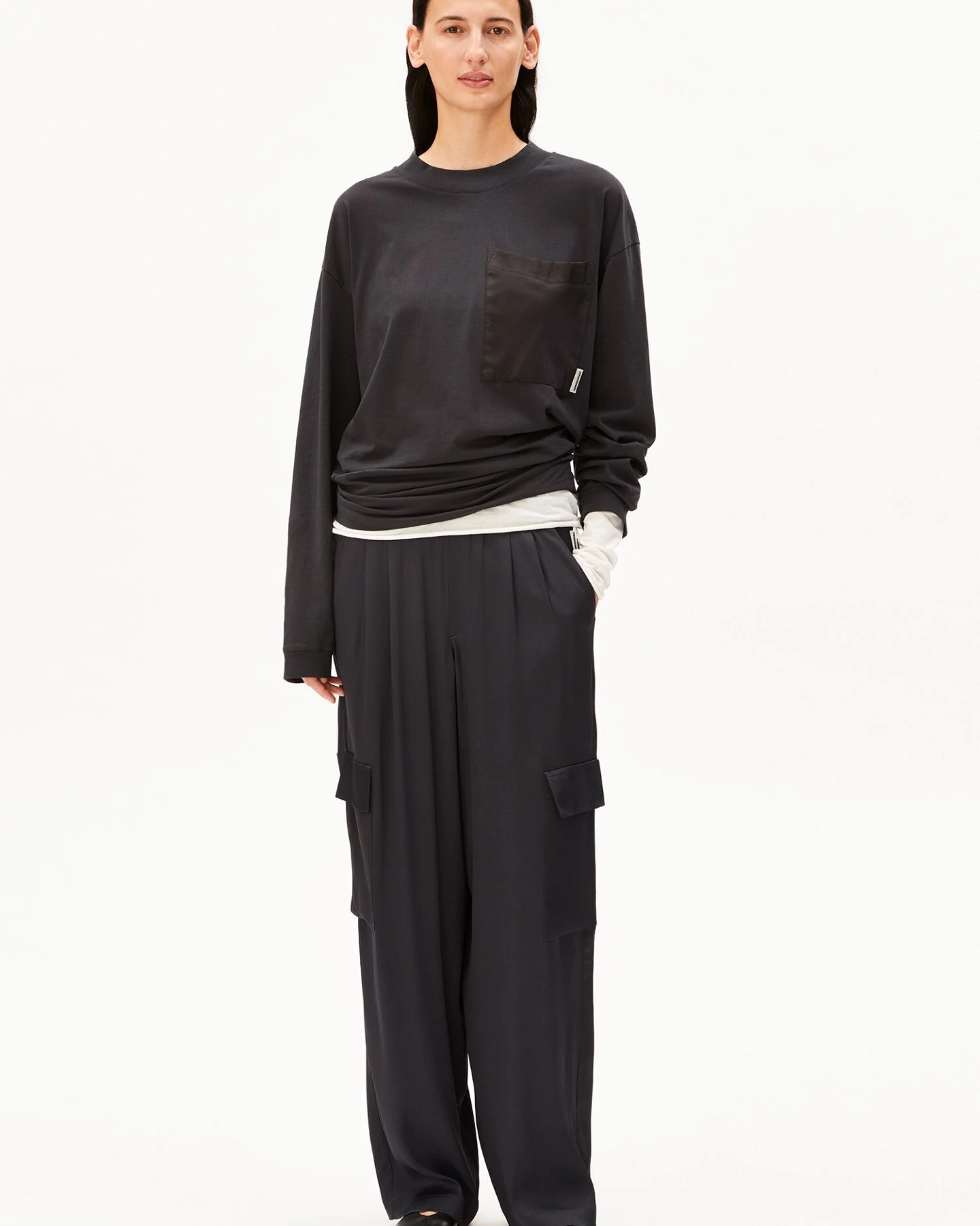 ARMEDANGELS Hose SATIN PULL ON – Ansicht 5