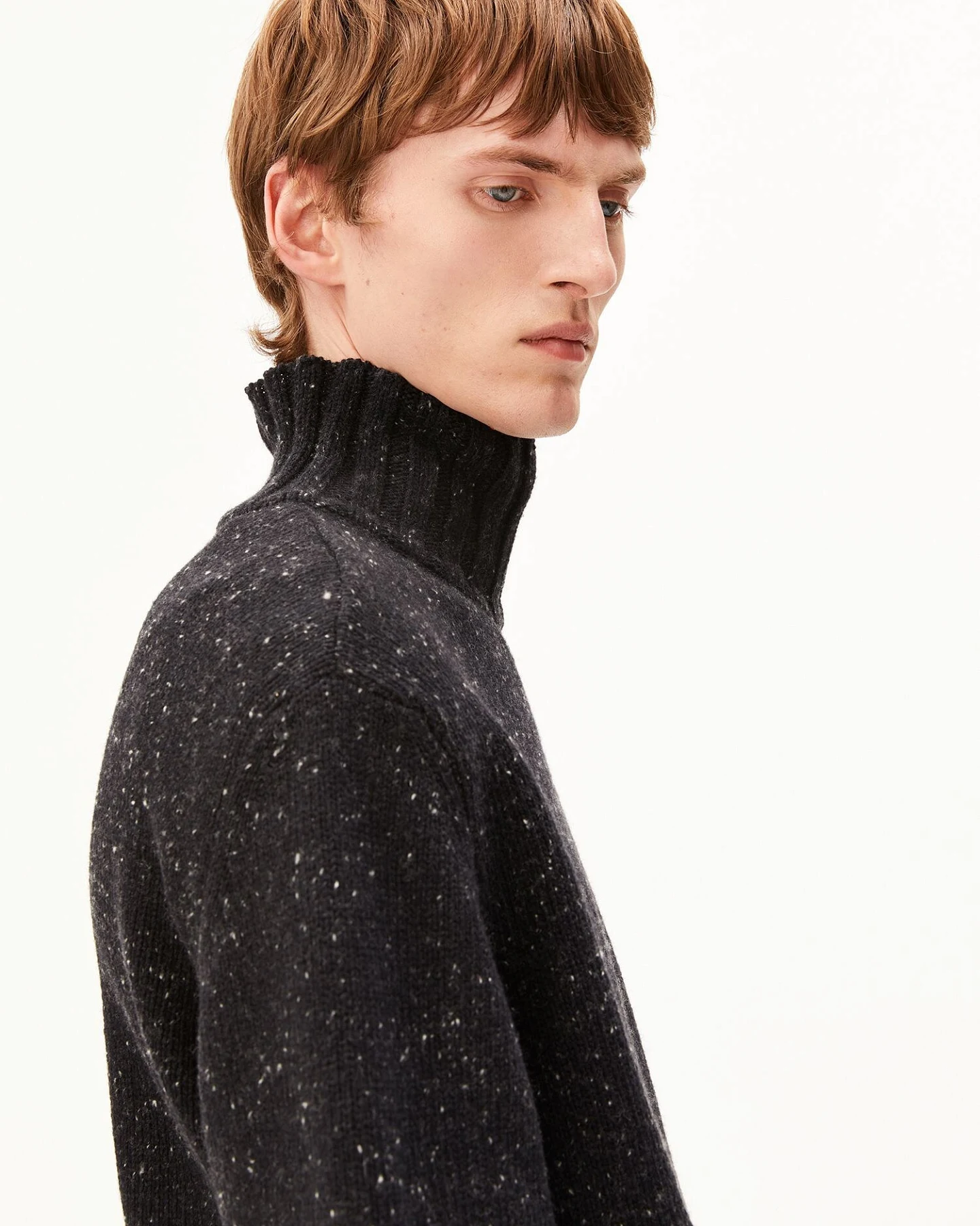 ARMEDANGELS Strickpullover TWEED ROLLNECK – Ansicht 4
