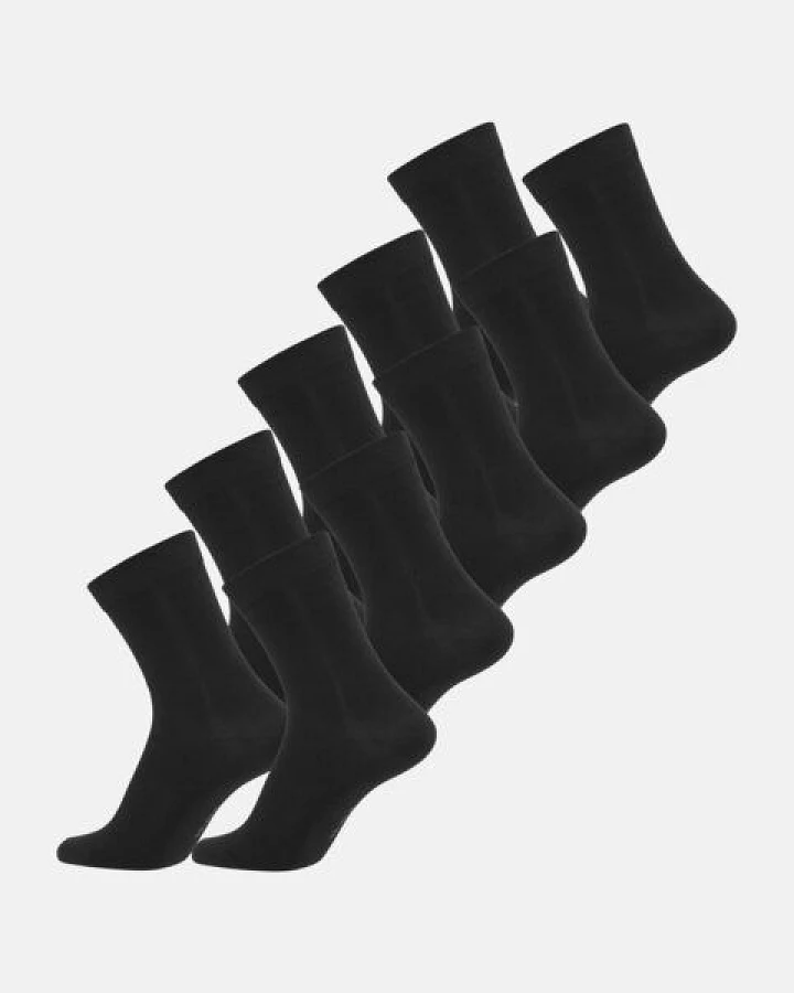 Copenhagen Bamboo 10 Paar schwarze Socken aus Bambus