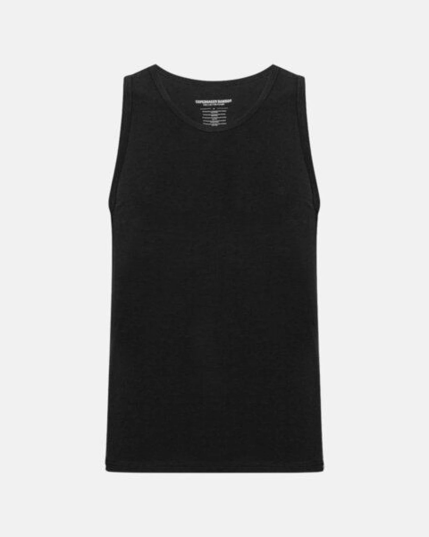 Copenhagen Bamboo 2 schwarze Tanktops aus Bambus – Ansicht 2