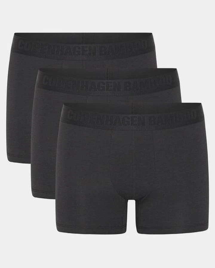 Copenhagen Bamboo 3 Paar Unterhosen aus Bambus in Schwarz