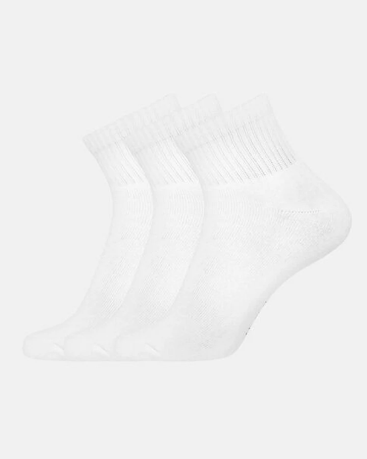 Copenhagen Bamboo 3 Paar weiße Tennissocken aus Bambus
