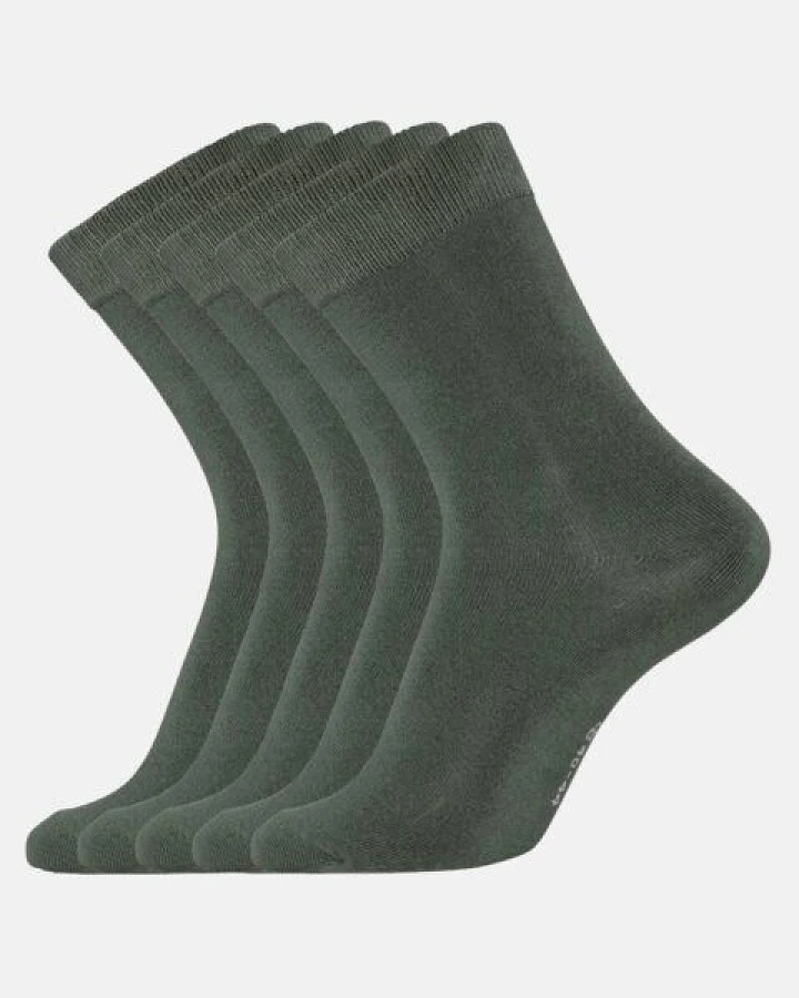 Copenhagen Bamboo 5 Paar Socken aus Bambus in Armeegrün