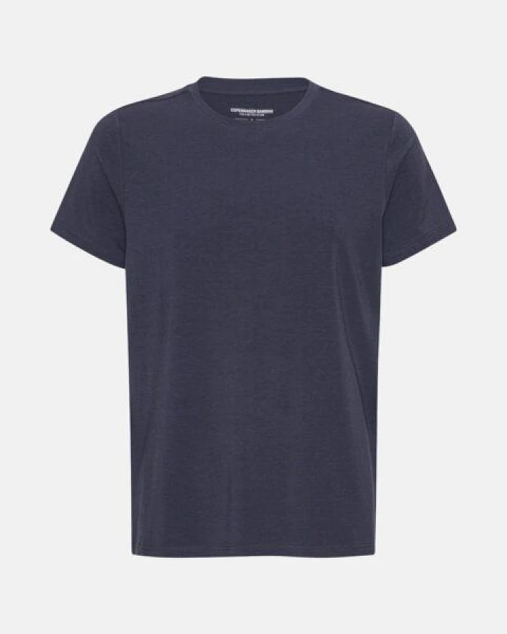 Copenhagen Bamboo Dunkelgraues T-Shirt mit Rundhalsausschnitt aus Bambus