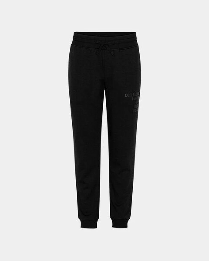 Copenhagen Bamboo Schwarze Bambus-Sweatpants mit Logo