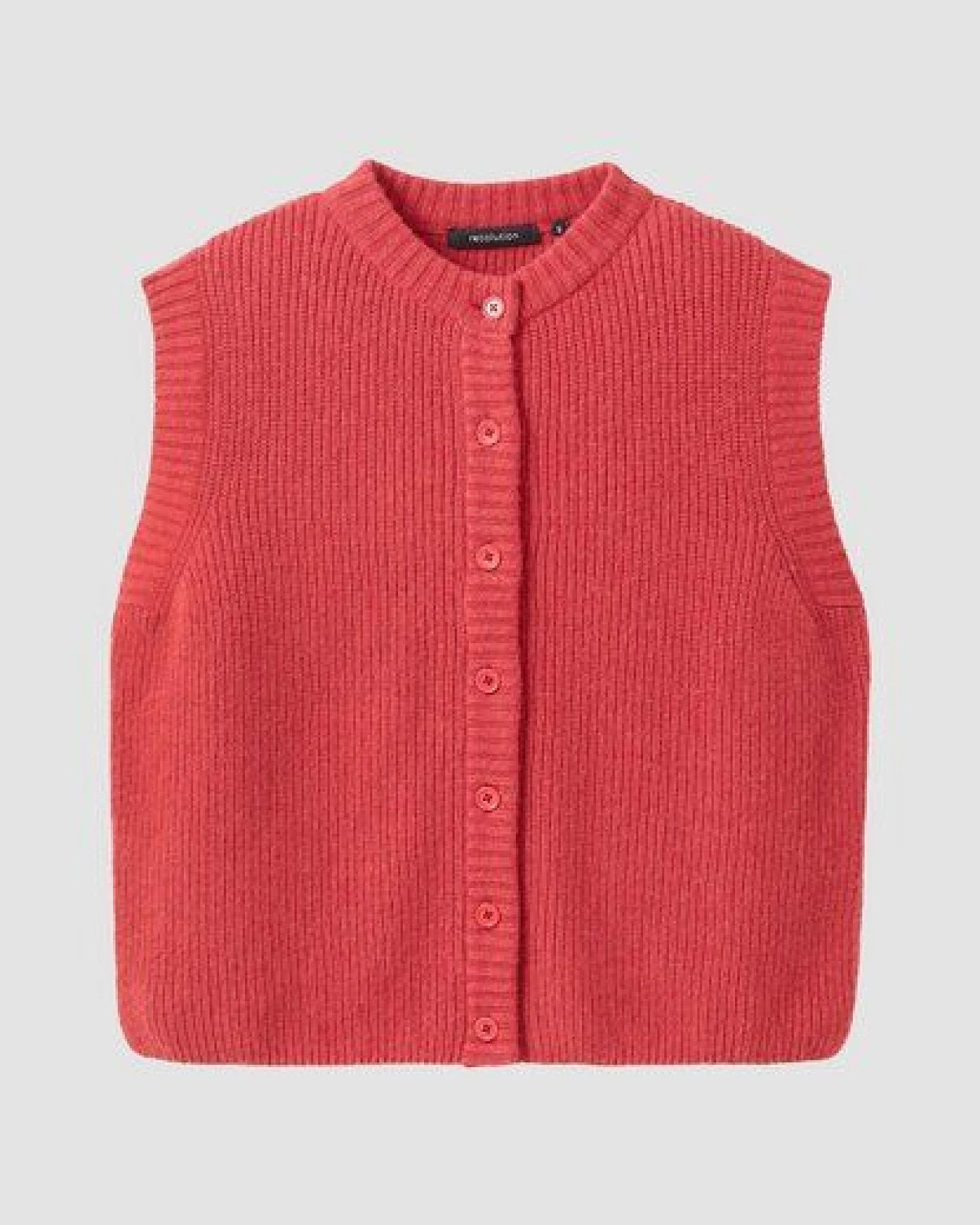 Damen Strickweste aus Wolle und Baumwolle - GOJI - recolution – Ansicht 2