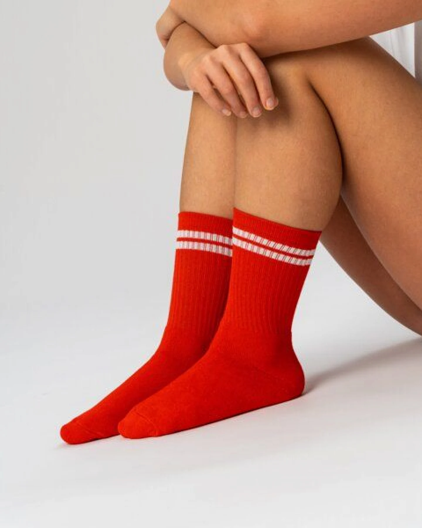 Copenhagen Bamboo 3 Paar rote Tennissocken aus Bambus – Ansicht 4