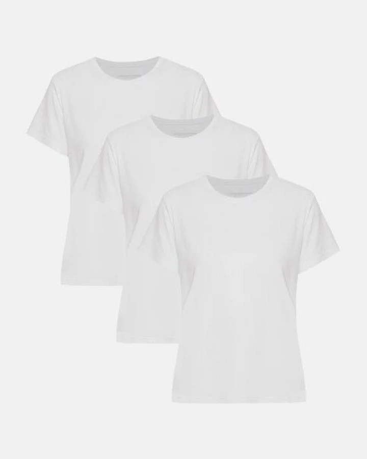 Copenhagen Bamboo 3er-Pack weißes Bambus-T-Shirt