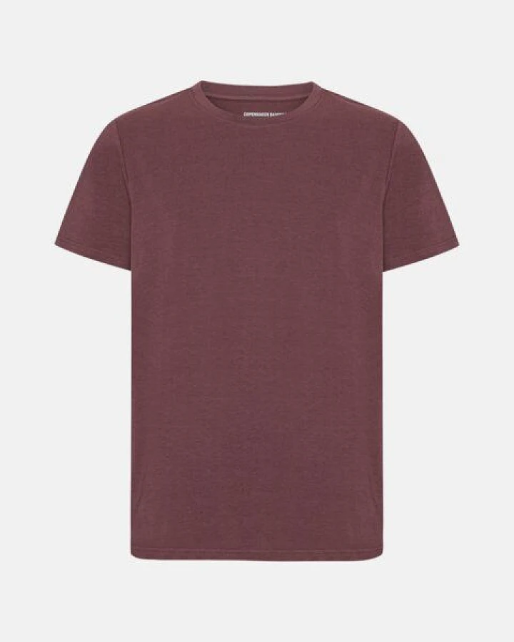 Copenhagen Bamboo Decadent Chocolate-T-Shirt mit Rundhalsausschnitt aus Bambus