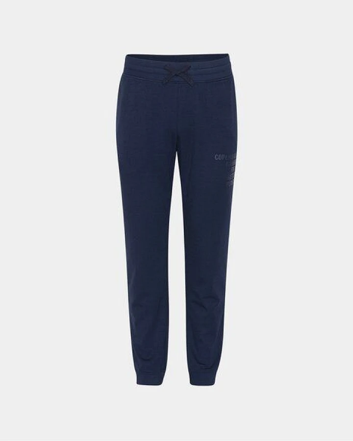 Copenhagen Bamboo Marineblaue Bambus-Sweatpants mit Logo