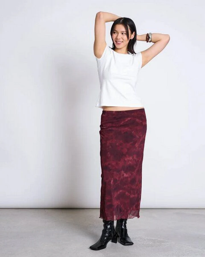 JAN N JUNE Damen Rock - Smuk Leo Print Skirt