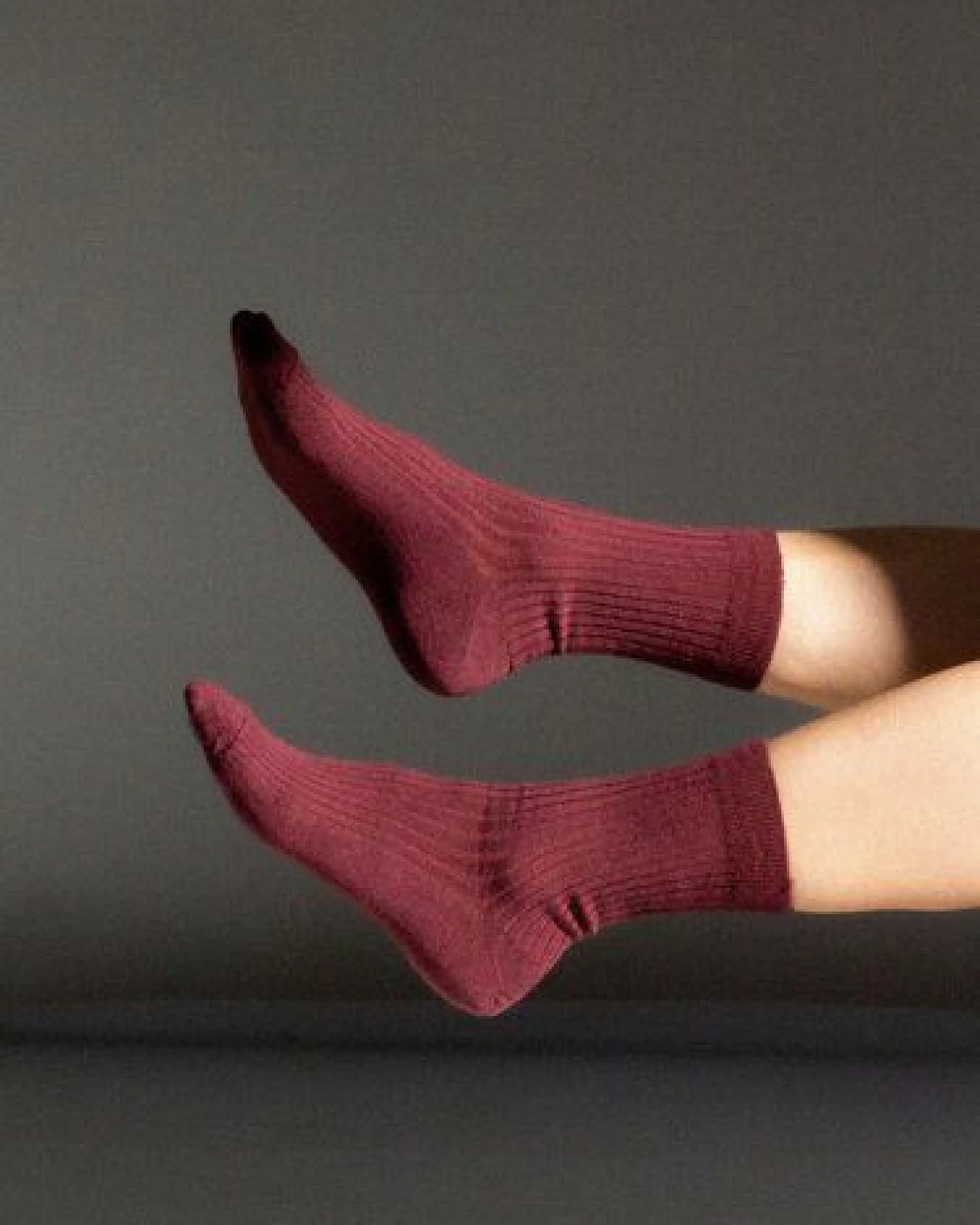 Kopyto NORKI RWS – Gerippte Merino-Socken aus RWS-Merinowolle – zeitlos – Ansicht 3
