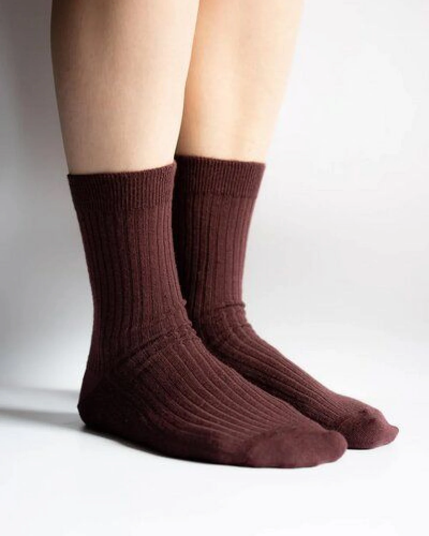 Kopyto NORKI RWS – Gerippte Merino-Socken aus RWS-Merinowolle – zeitlos – Ansicht 3