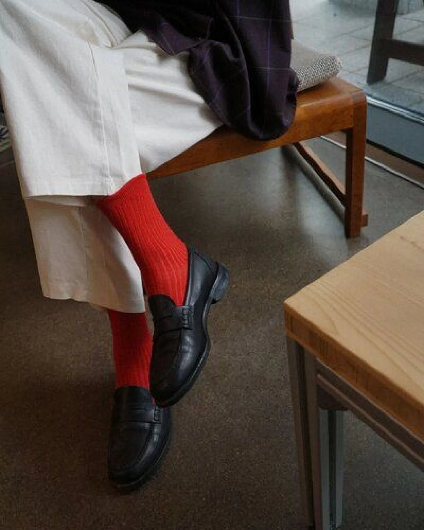 Kopyto NORKI RWS – Gerippte Merino-Socken aus RWS-Merinowolle – zeitlos – Ansicht 3