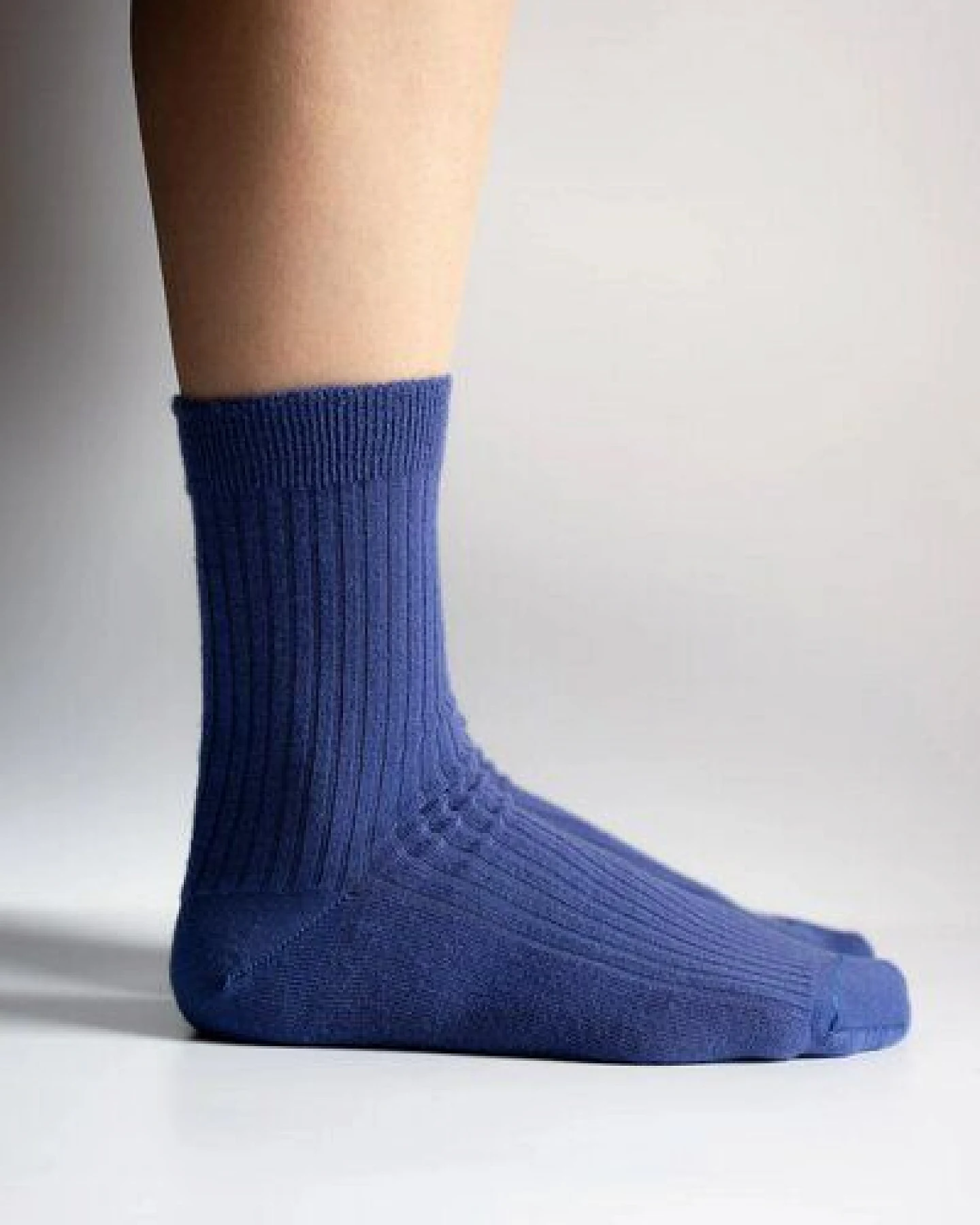 Kopyto NORKI RWS – Gerippte Merino-Socken aus RWS-Merinowolle – zeitlos – Ansicht 3