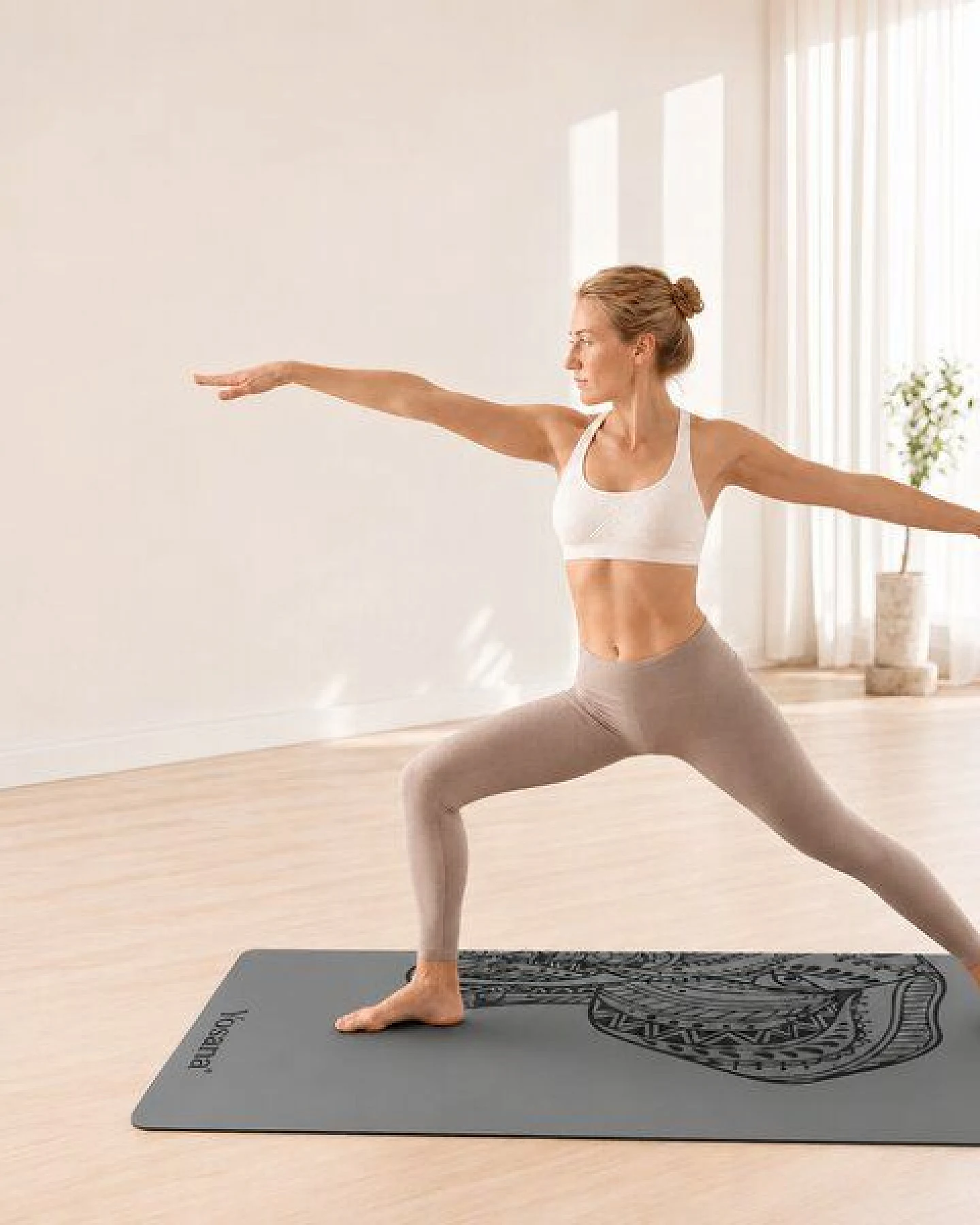 Yosana Yogamatte Ultra Grip inkl. Baumwolltragegurt – Ansicht 3