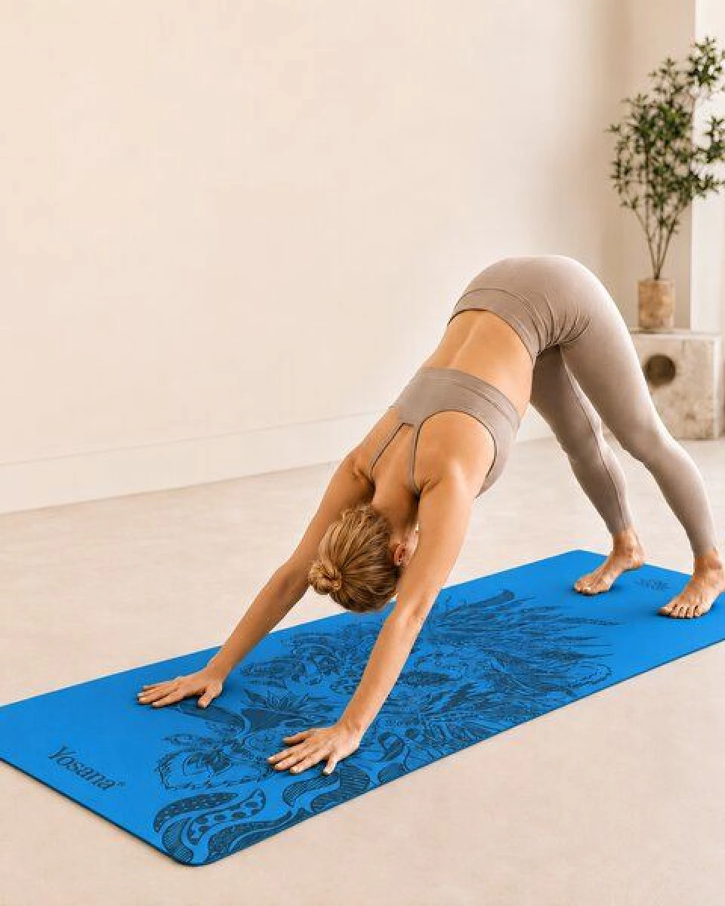 Yosana Yogamatte Ultra Grip inkl. Baumwolltragegurt – Ansicht 2