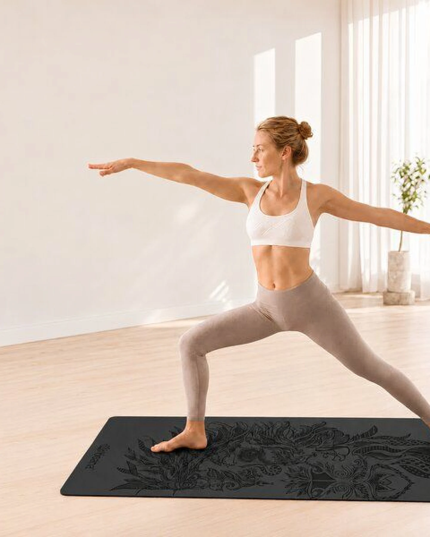 Yosana Yogamatte Ultra Grip inkl. Baumwolltragegurt – Ansicht 3