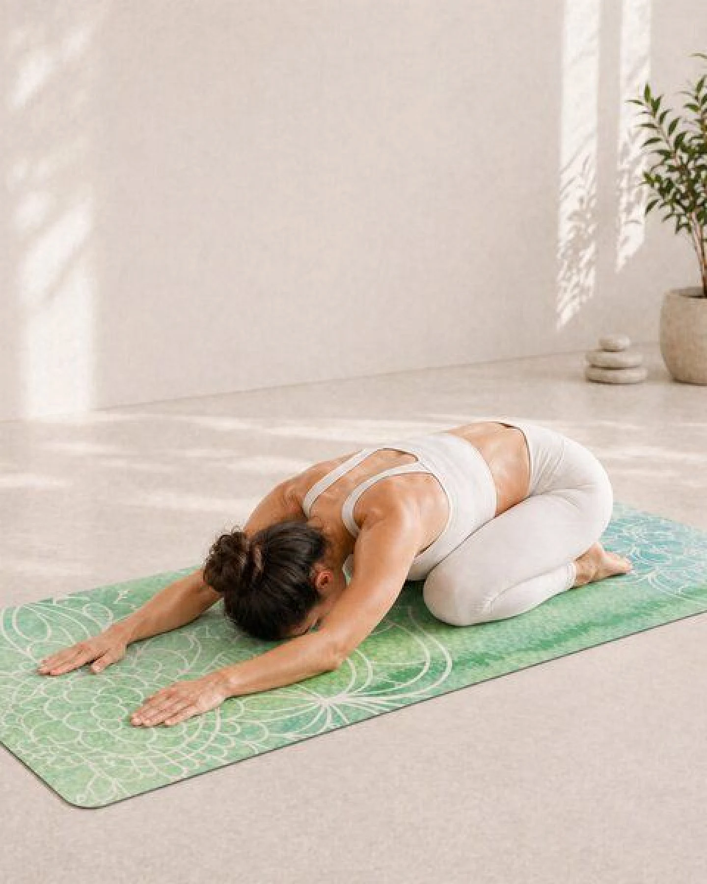 Yosana Yin Yogamatte Naturkautschuk (Bunte Wolken) – Ansicht 2