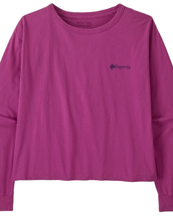 Patagonia - Women's L/S Hut Tripper Easy Cut T-Shirt - Longsleeve Gr XS lila