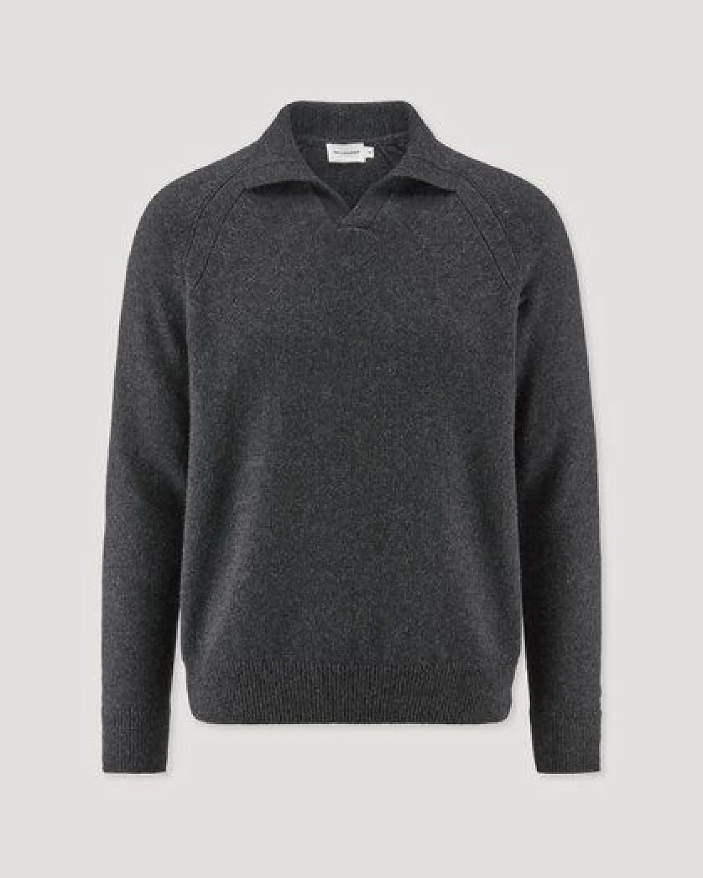 hessnatur Strick Polo Regular aus Bio-Merinowolle mit Bio-Baumwolle – Ansicht 4