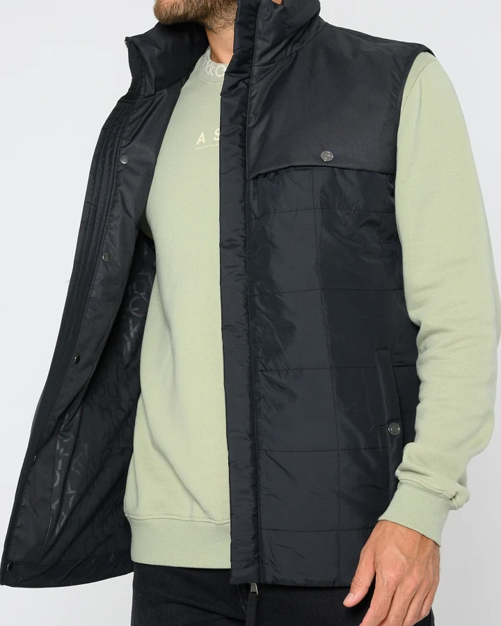 ThokkThokk Herren vegan Weste Schwarz