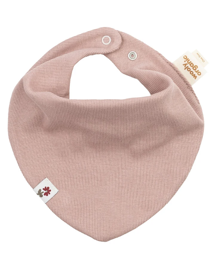Wooly Organic - Lätzchen rosewood