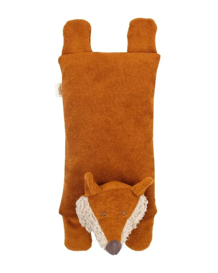 Wooly Organic - Wärmekissen Fuchs caramel