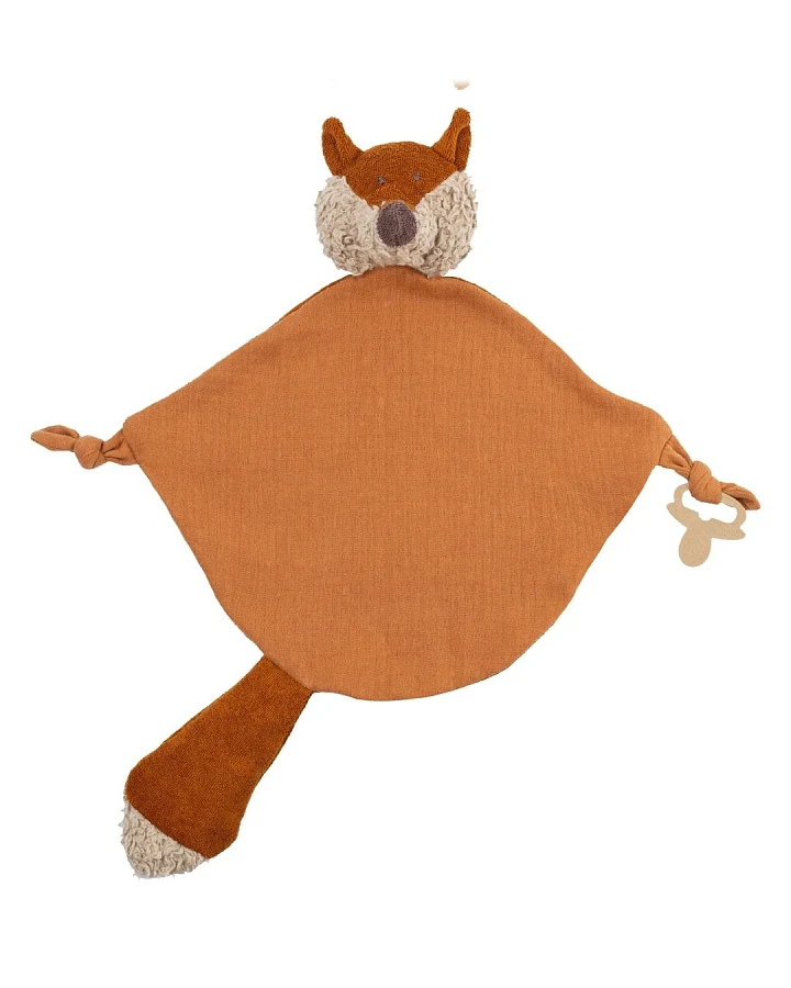 Wooly Organic - Musselin-Schmusetuch Fuchs caramel