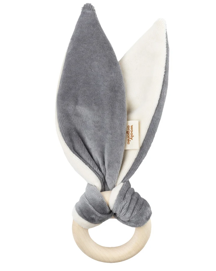 Wooly Organic - Knisterohren mit Holzring night owl