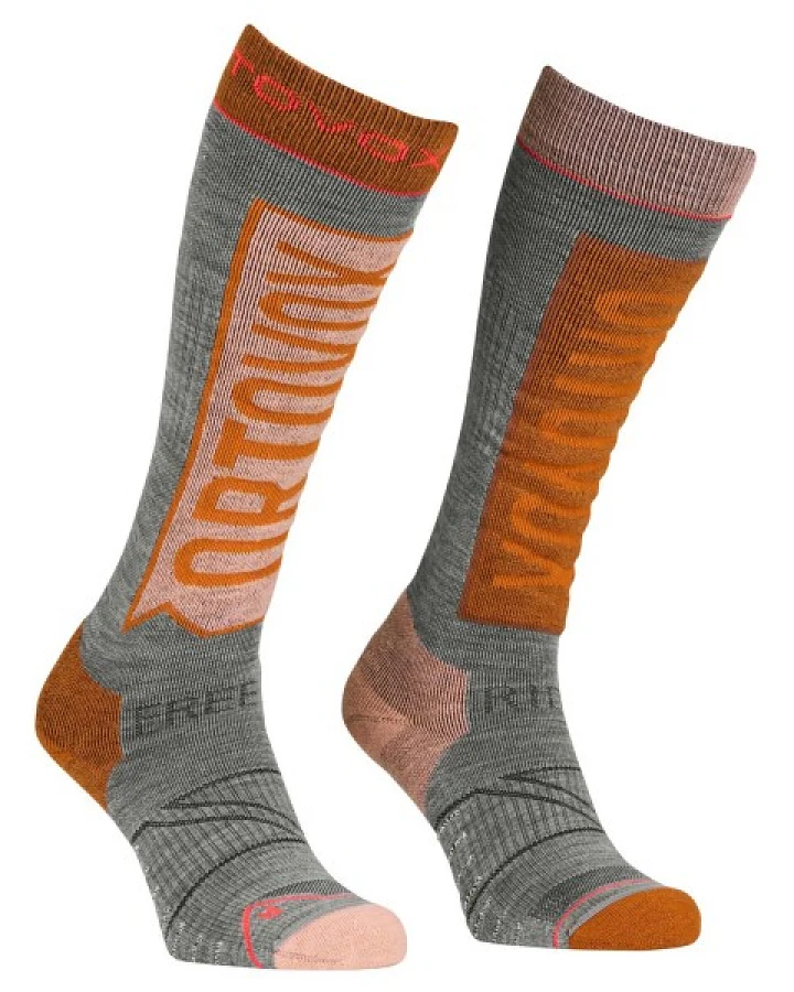Ortovox - Women's Free Ride Long Socks - Skisocken Gr 35-38 braun