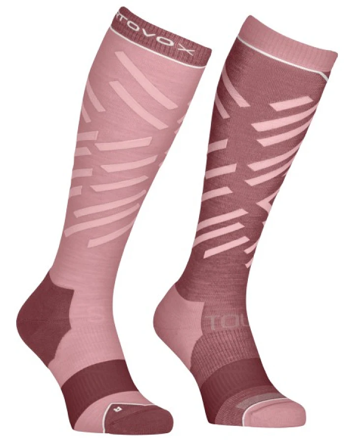 Ortovox - Women's Ski Tour Long Socks - Skisocken Gr 35-38 rosa