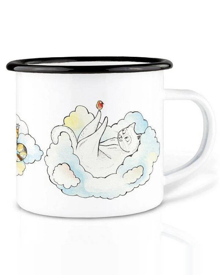 Emaille Tasse – Hettie & Friends – LIGARTI Tiermanufaktur