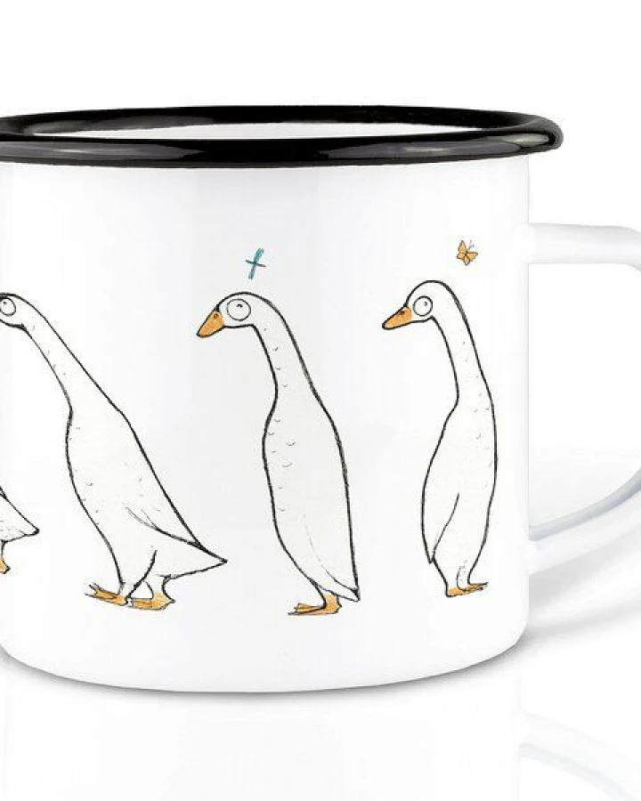 Emaille Tasse – Insektenstudie – LIGARTI Tiermanufaktur
