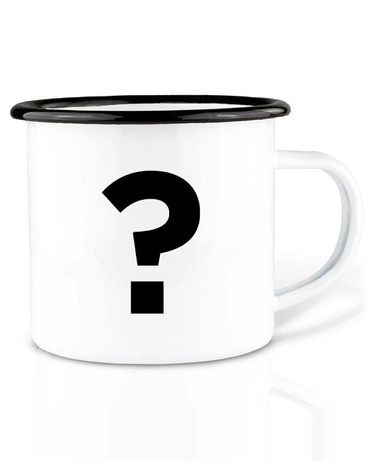 Emaille Tasse – Überraschungstasse (B-Ware) – LIGARTI Tiermanufaktur
