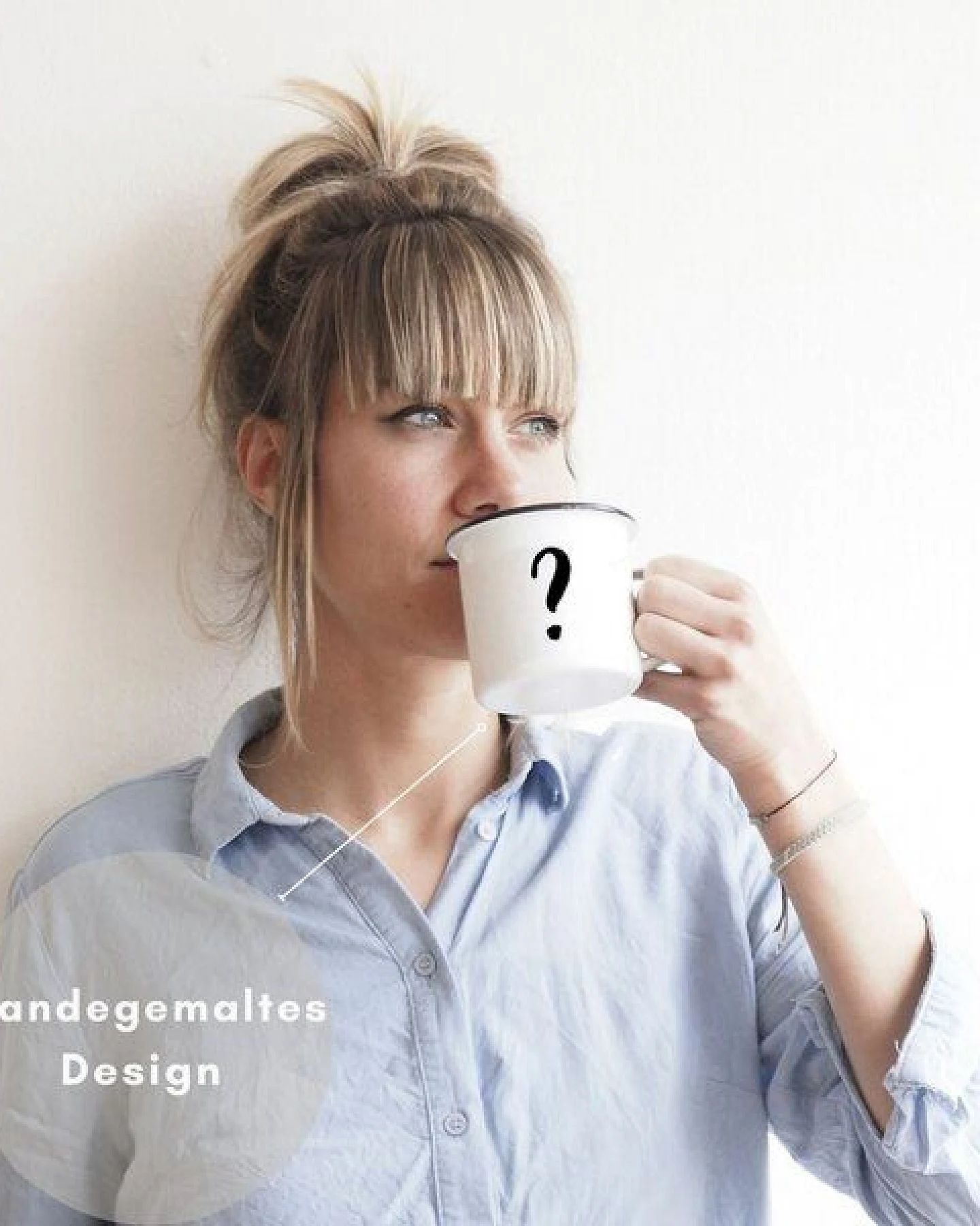 Emaille Tasse – Überraschungstasse (B-Ware) – LIGARTI Tiermanufaktur – Ansicht 4