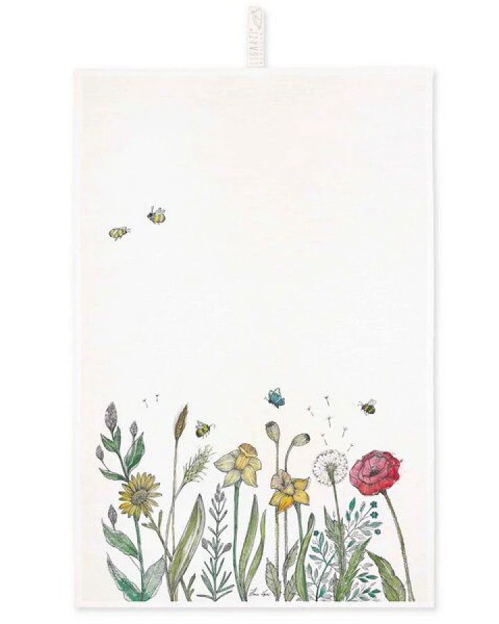 Geschirrtuch – Blumenwiese – LIGARTI Tiermanufaktur