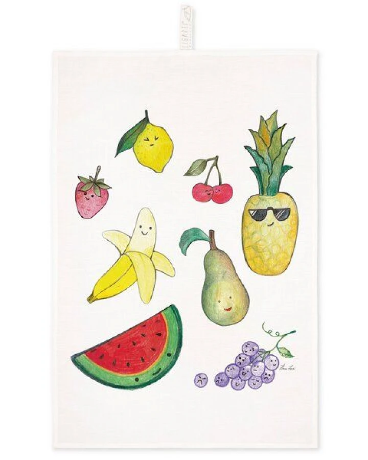 Geschirrtuch – Obstsalat – LIGARTI Tiermanufaktur